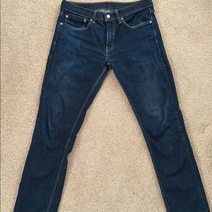 Levi blue jeans 511 W34 L32